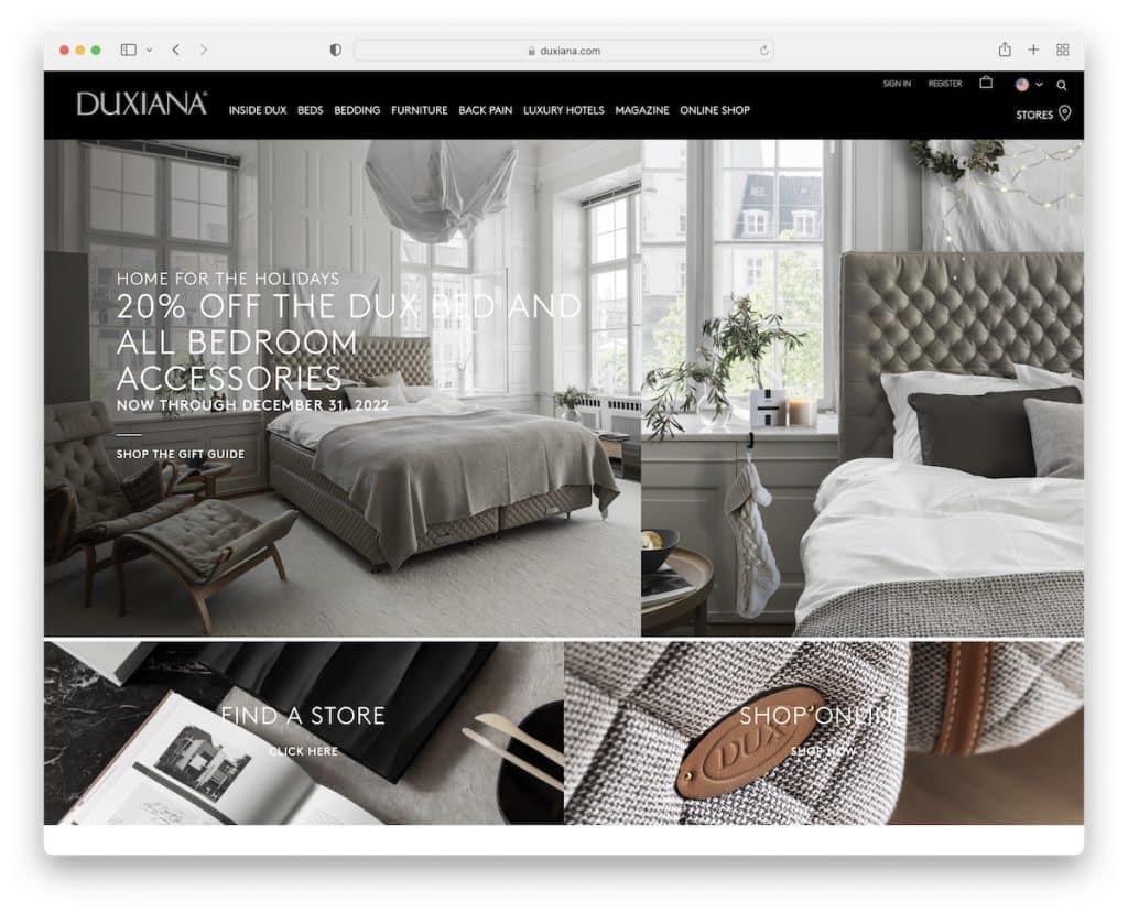 site duxiana bigcommerce