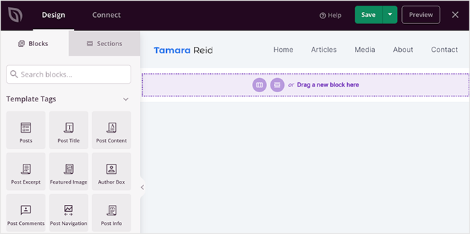 SeedProd header builder