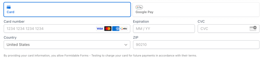 Stripe の Google Pay 統合