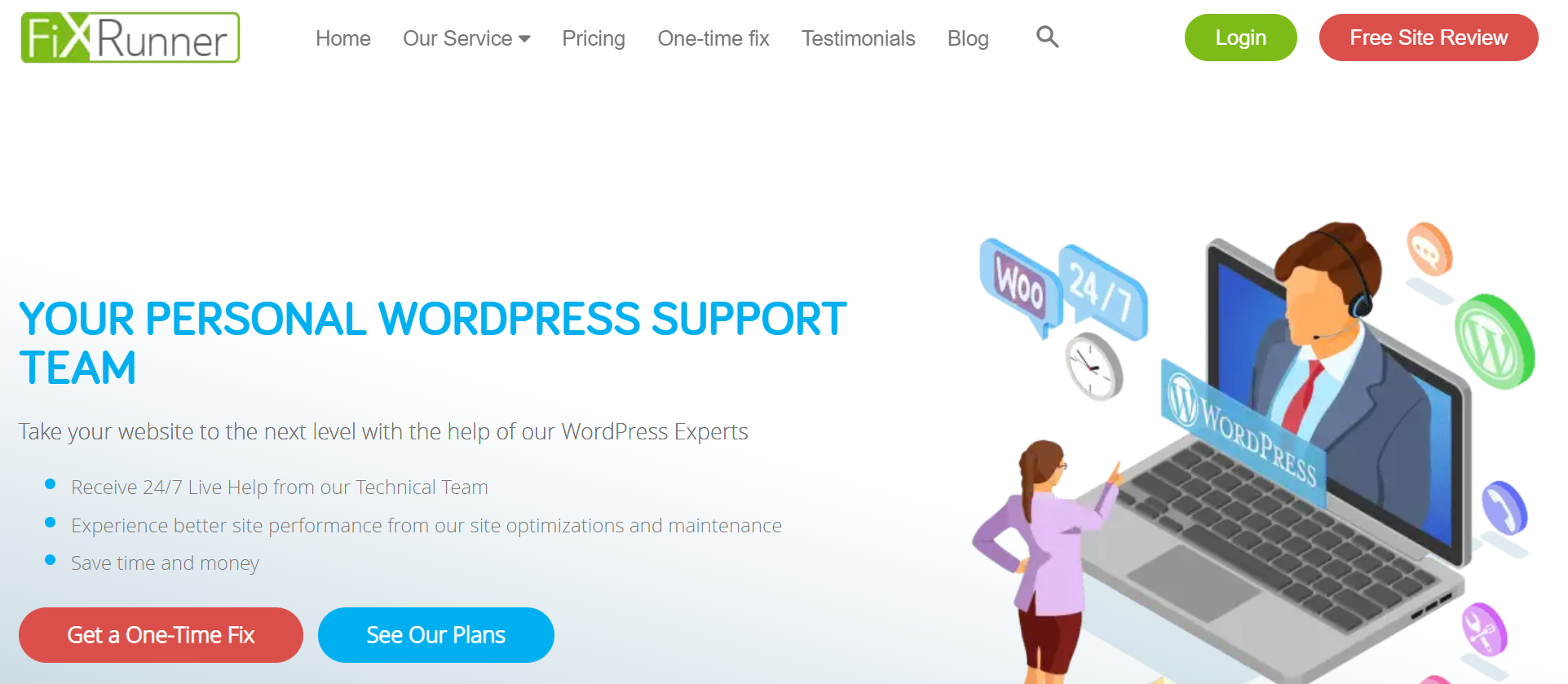 Fixrunner WordPress-Dienste