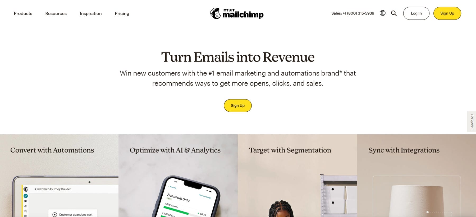 Plateforme de messagerie et de marketing Mailchimp