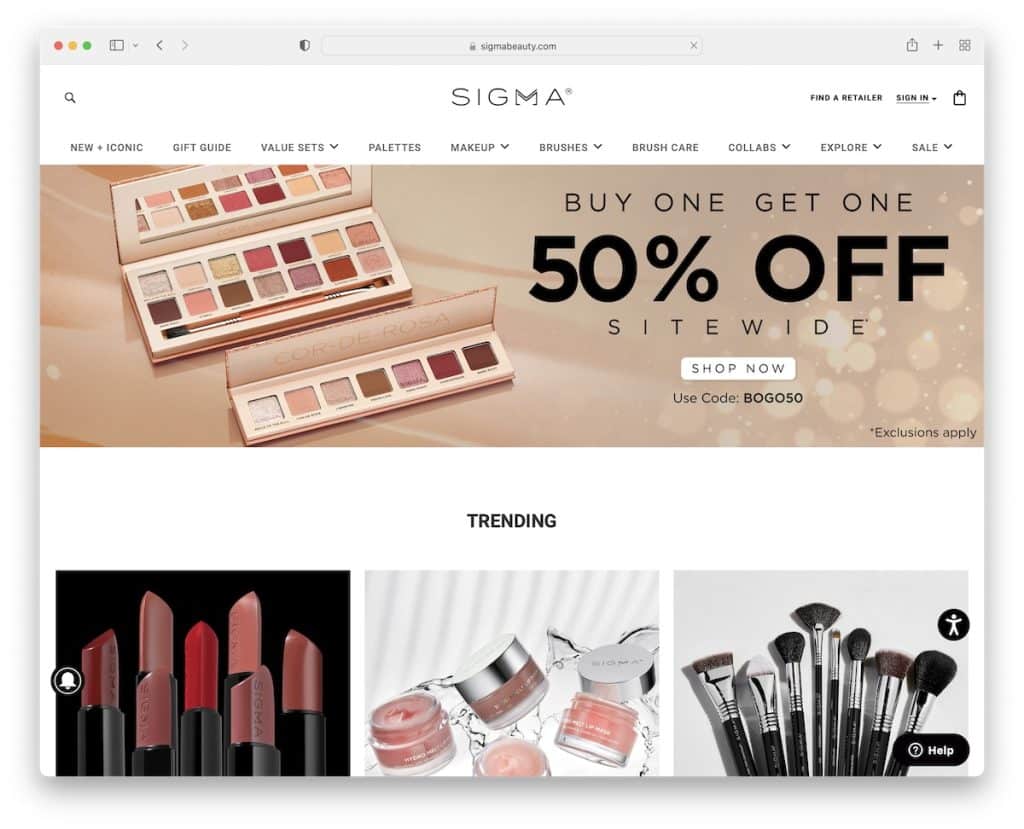 Sigma-Magento-Website