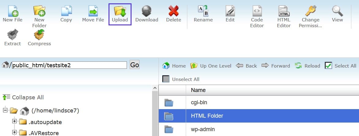 pda-upload-html-files-to-wordpress-cpanel