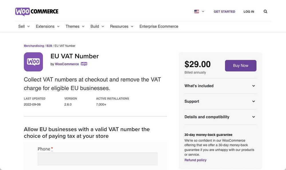 WooCommerce 欧盟增值税号扩展