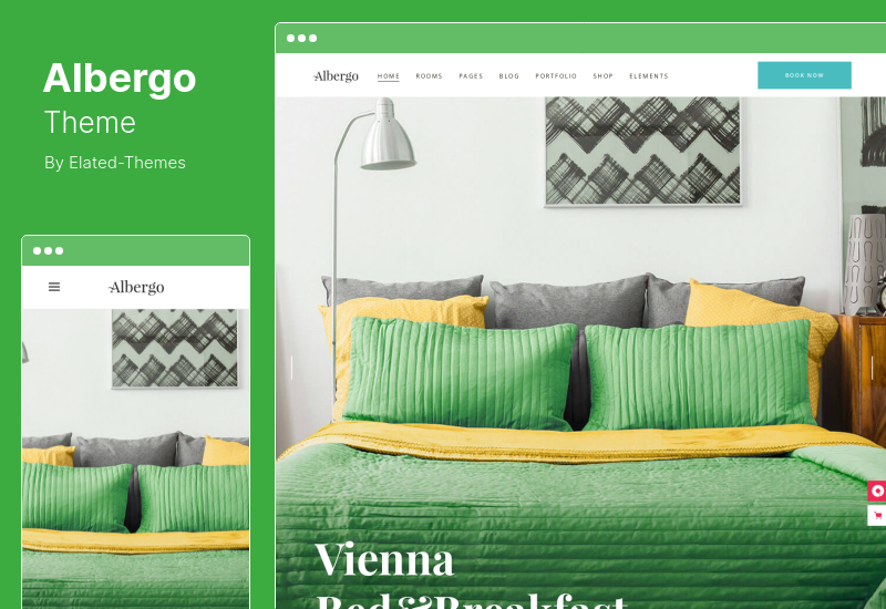 Albergo Theme - Tema WordPress para Reservas de Hospedagem em Hotel