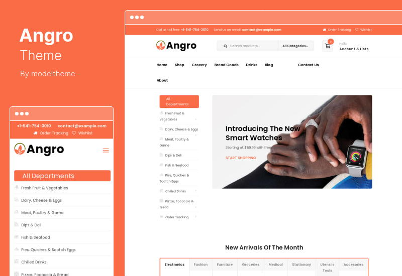 Angro 主題 - WooCommerce B2B 和批發 WordPress 主題