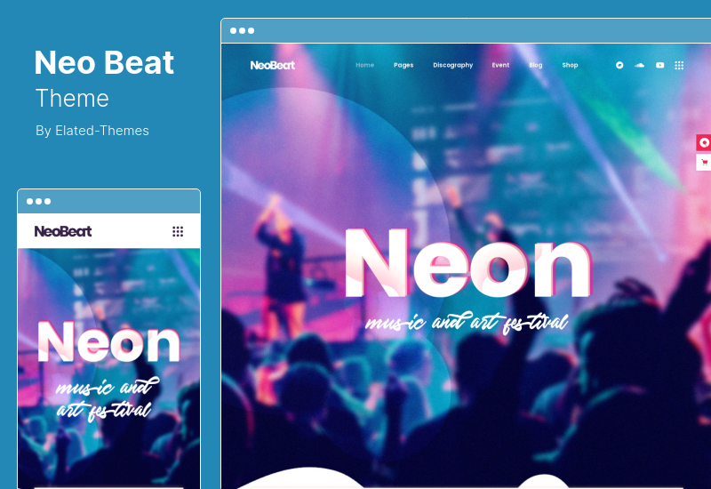 Tema NeoBeat - Tema WordPress de música