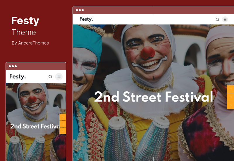 Festy Theme - Tema WordPress para parques temáticos, circos e festivais