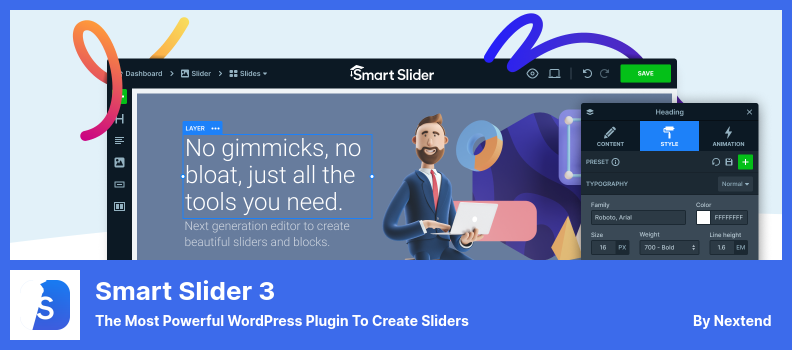 Плагин Smart Slider 3 — самый мощный плагин WordPress для создания слайдеров