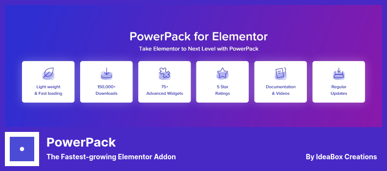 Плагин PowerPack — самый быстрорастущий аддон для Elementor