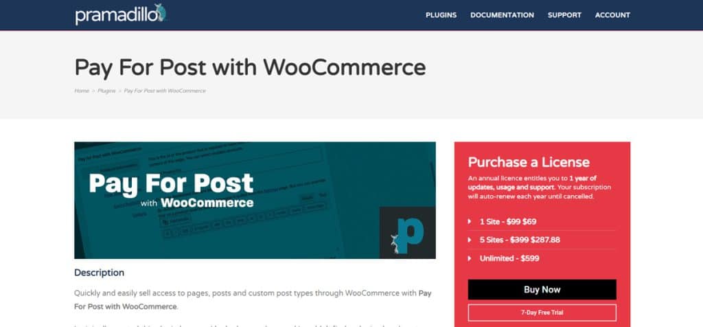 Payer pour publier avec WooCommerce