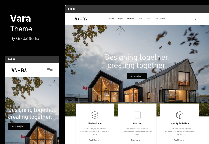 Vara Theme — Тема WordPress с архитектурой
