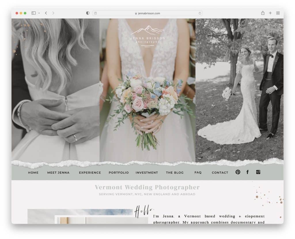 Site de mariage de Jenna Brisson