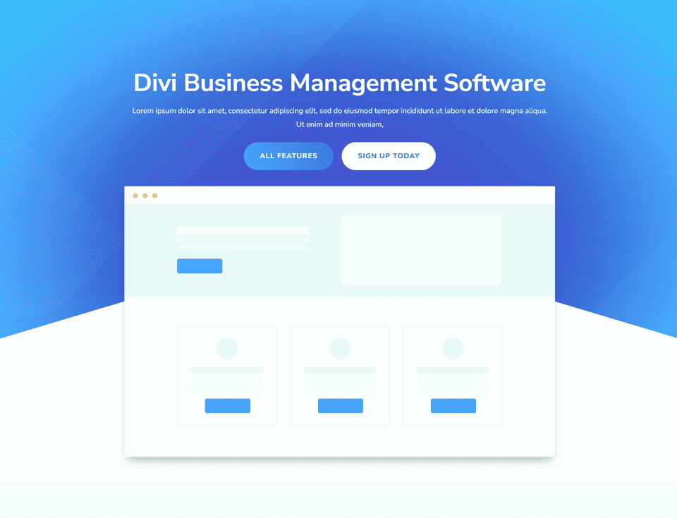 Divi Fullwidth Header Gradient Background Layout 3 Progetto finale