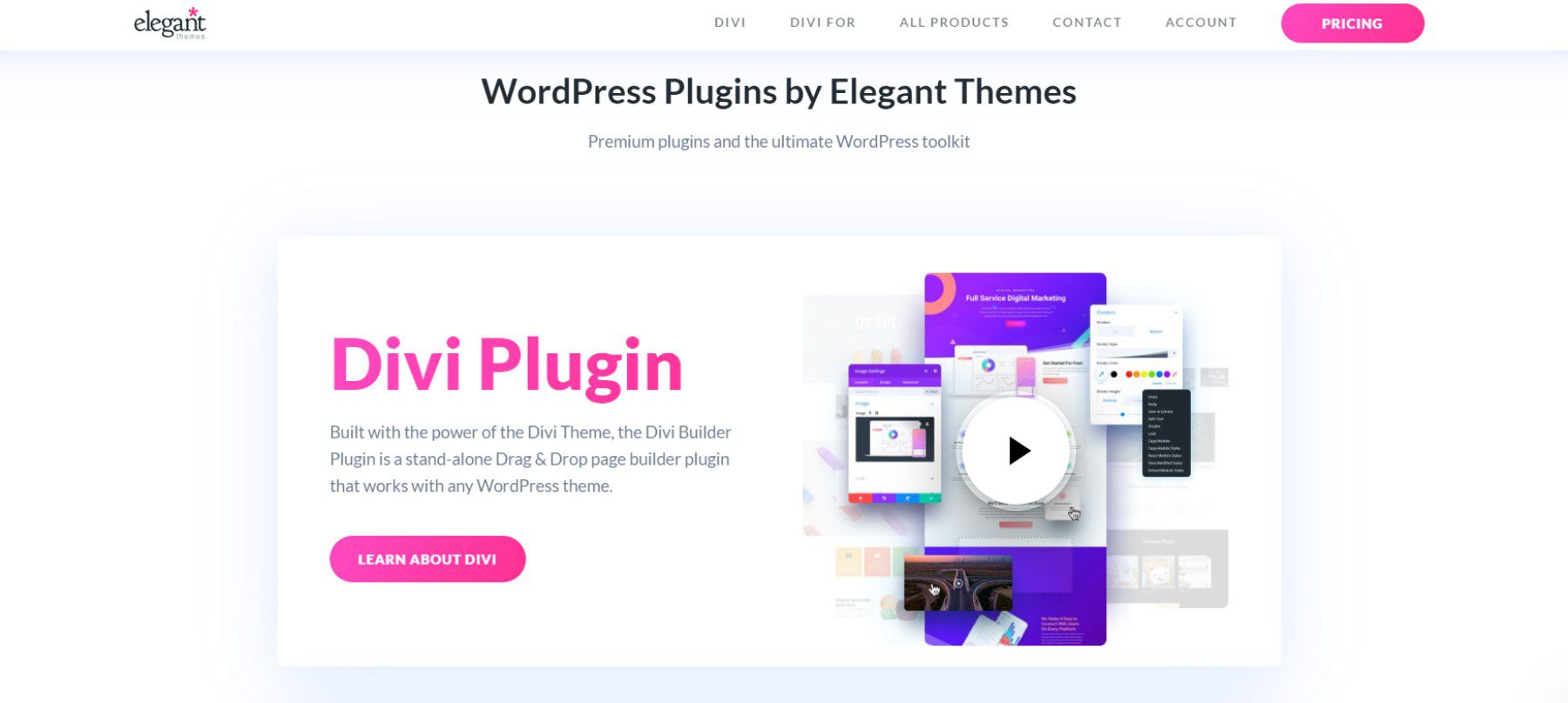 Plugin Divi Page Builder