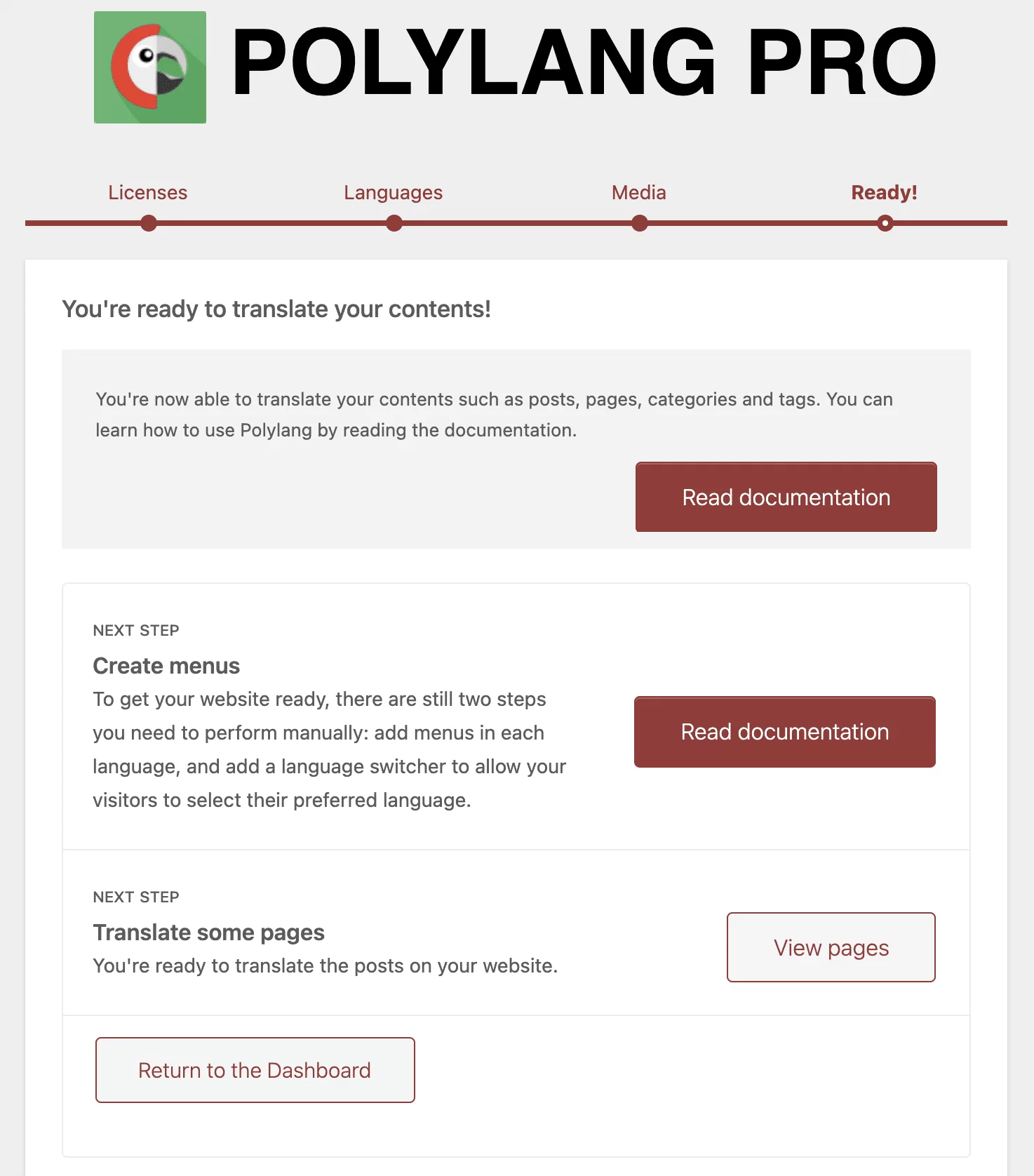 polylang plugin step 6