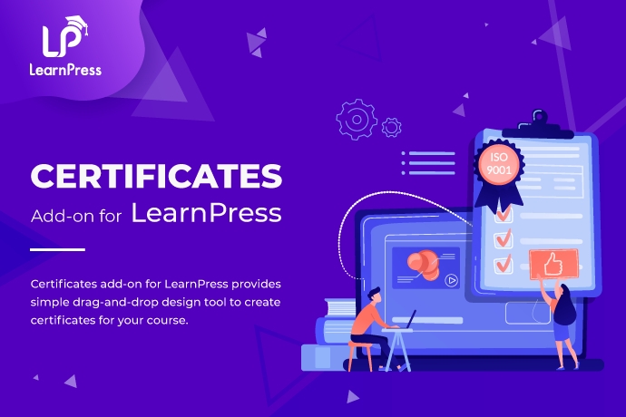 certificates add on for learnpress