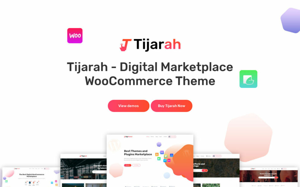 Tijarah WordPress Theme