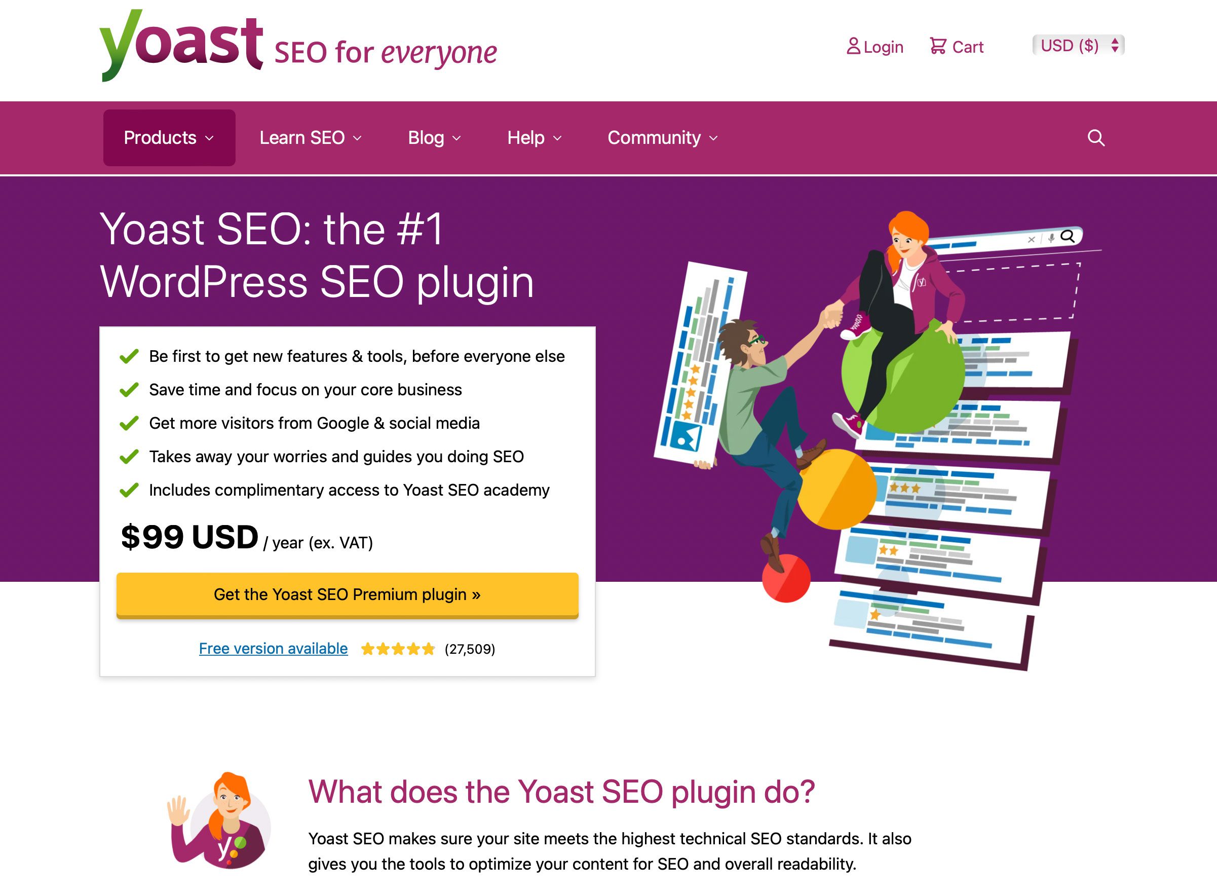 Plugin Yoast SEO WordPress