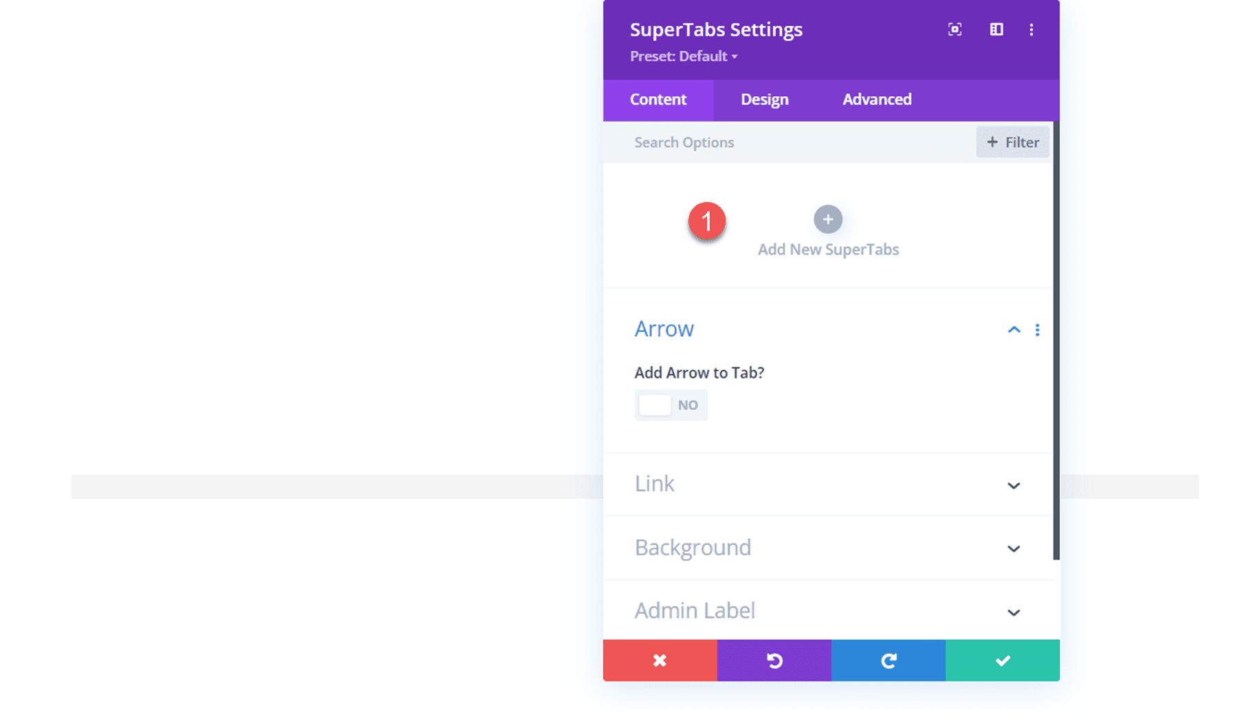 Divi Plugin Highlight Divi SuperTabs Yeni Sekme