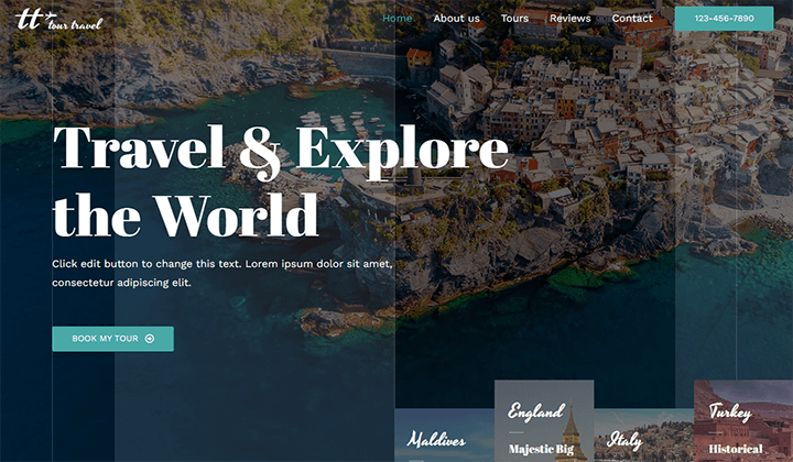 WordPress themes for travel company 