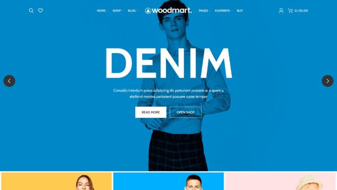 Woodmart to jeden z najlepszych motywów modowych WooCommerce.