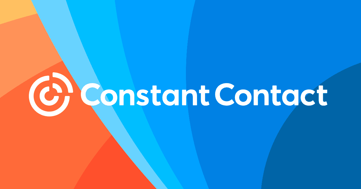 Logo de marque Constant Contact blanc