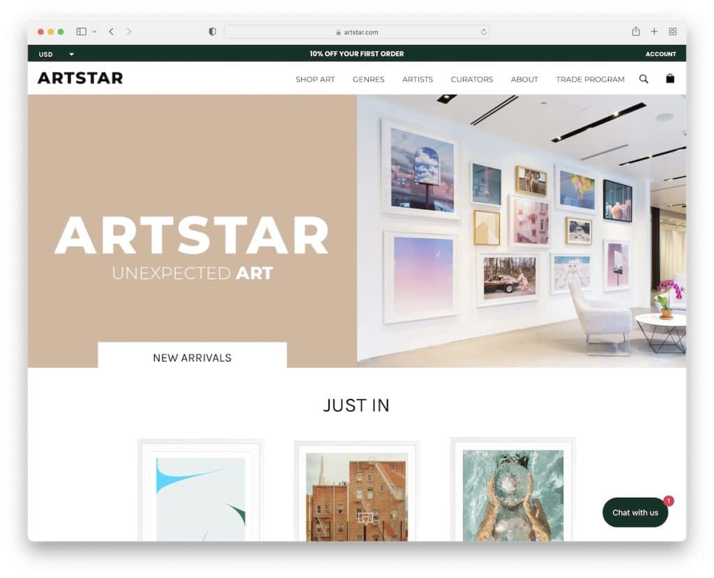 artstar アートポートフォリオサイト