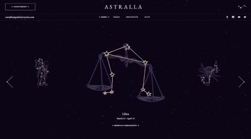 Astralla WordPress Theme