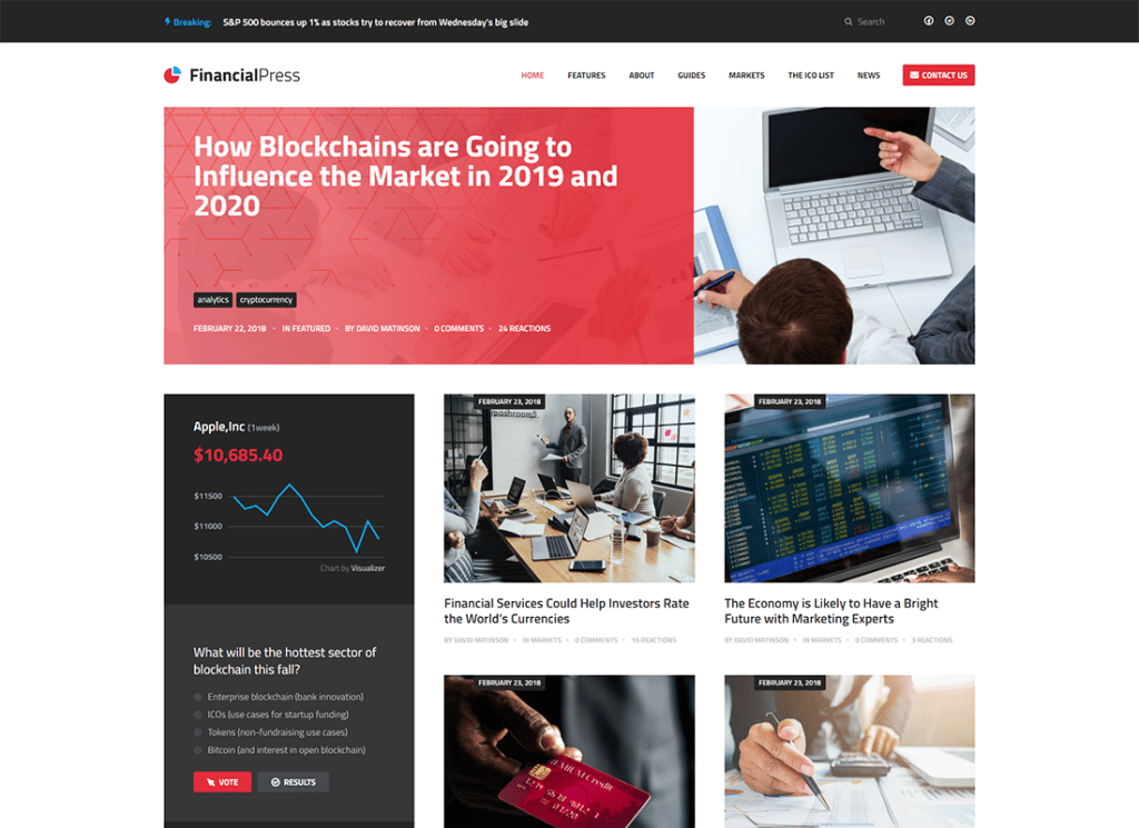 Kettenpresse | Finanz-WordPress-Business-Blog-Thema