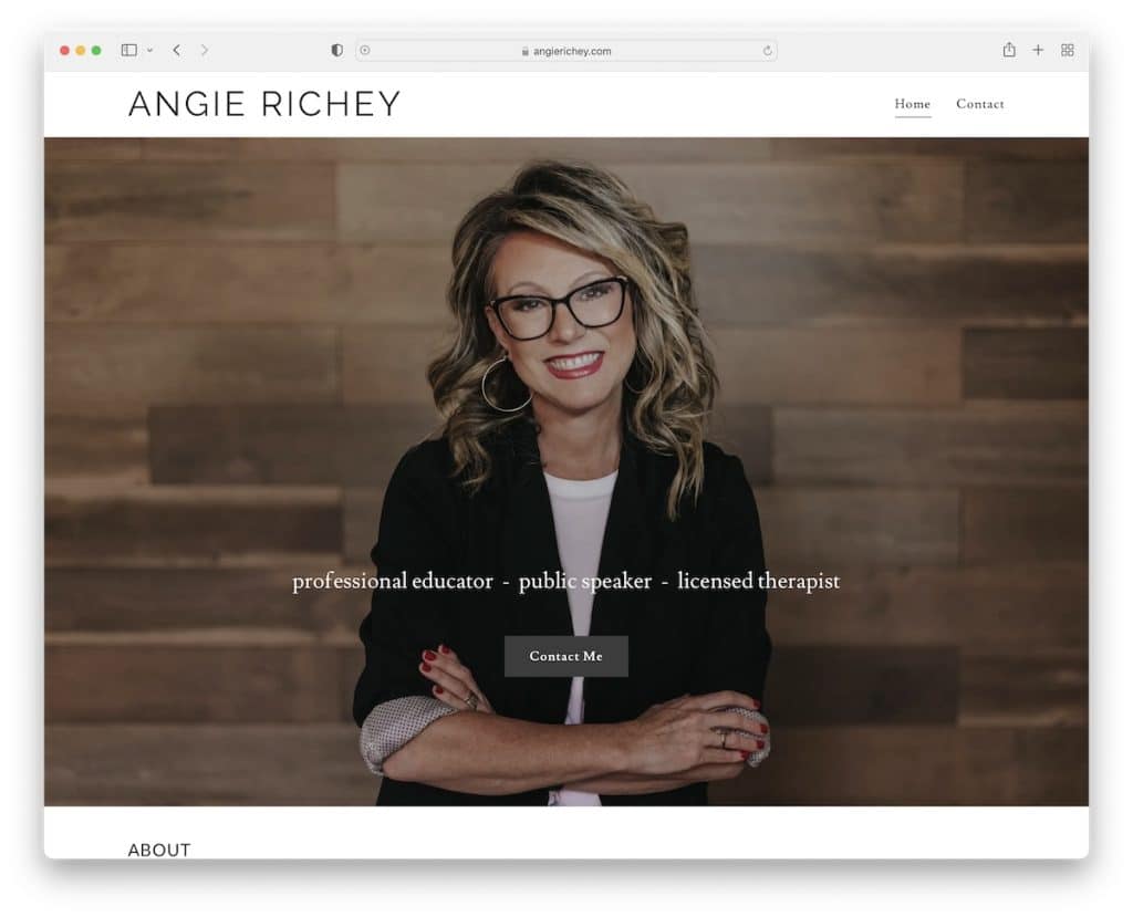 site web de la thérapeute angie richey