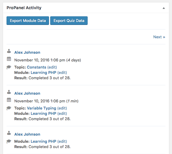 export-quiz-data-propanel