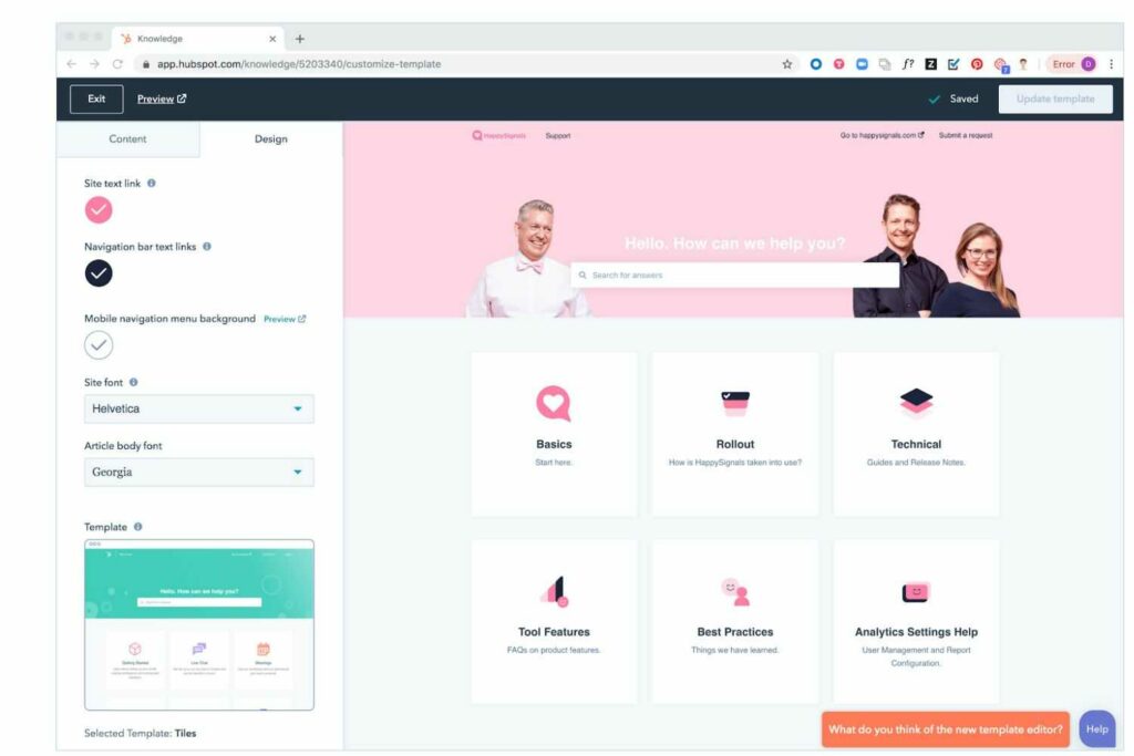 Hubspot-Wissensdatenbank-Builder