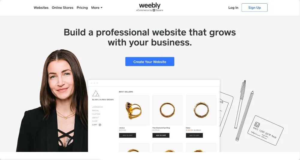 weebly une alternative à shopify