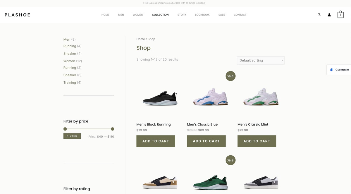 Mise en page de la page du produit Astra WooCommerce