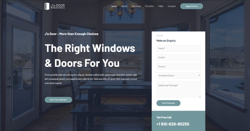 furtniture woocommerce website template