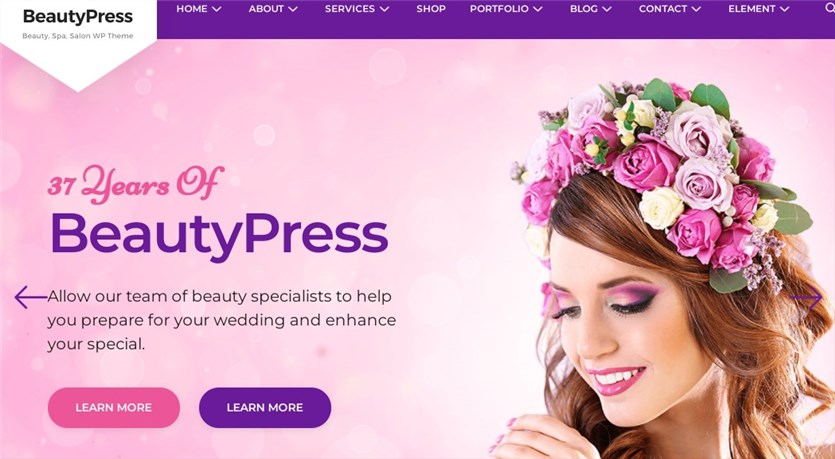 BeautyPress-Vorlagen für WordPress