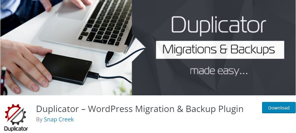 Duplikator – wtyczka do migracji i tworzenia kopii zapasowych WordPress