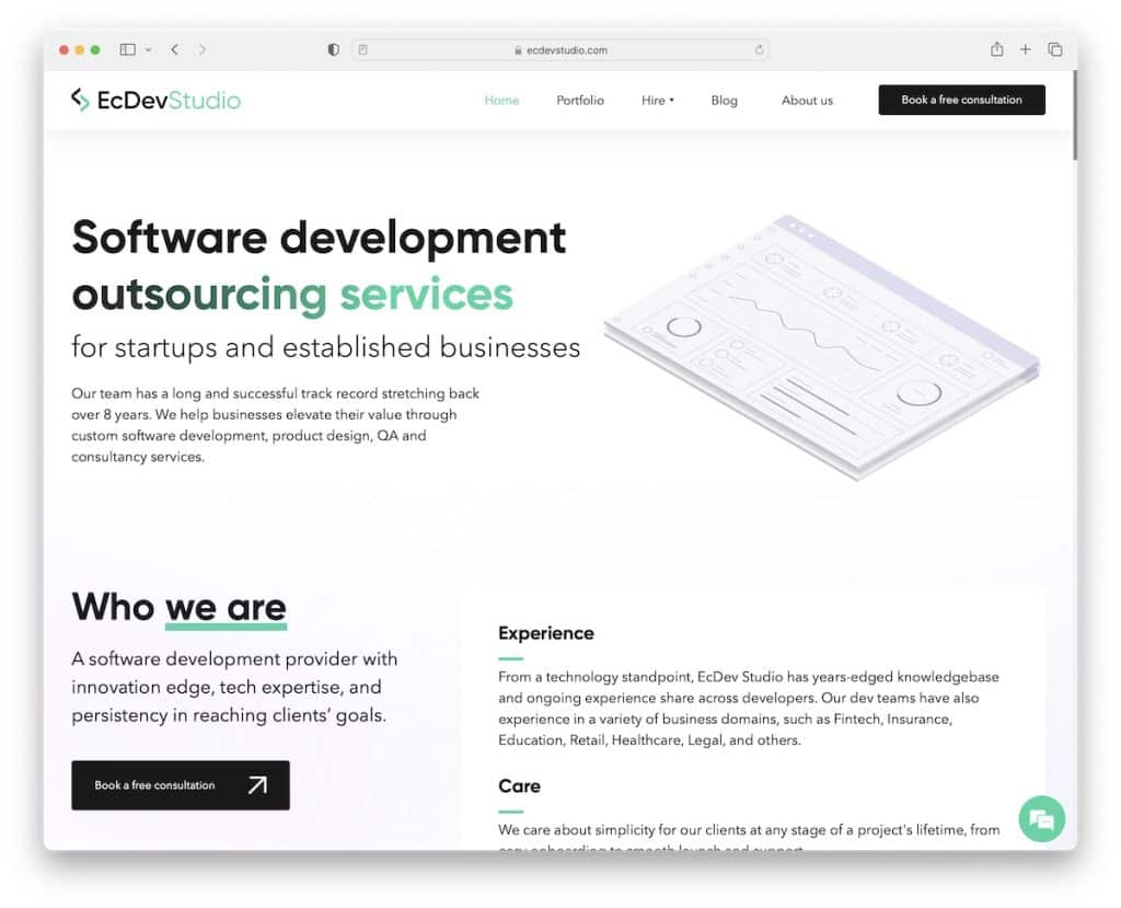 ecdev studio node js-Website