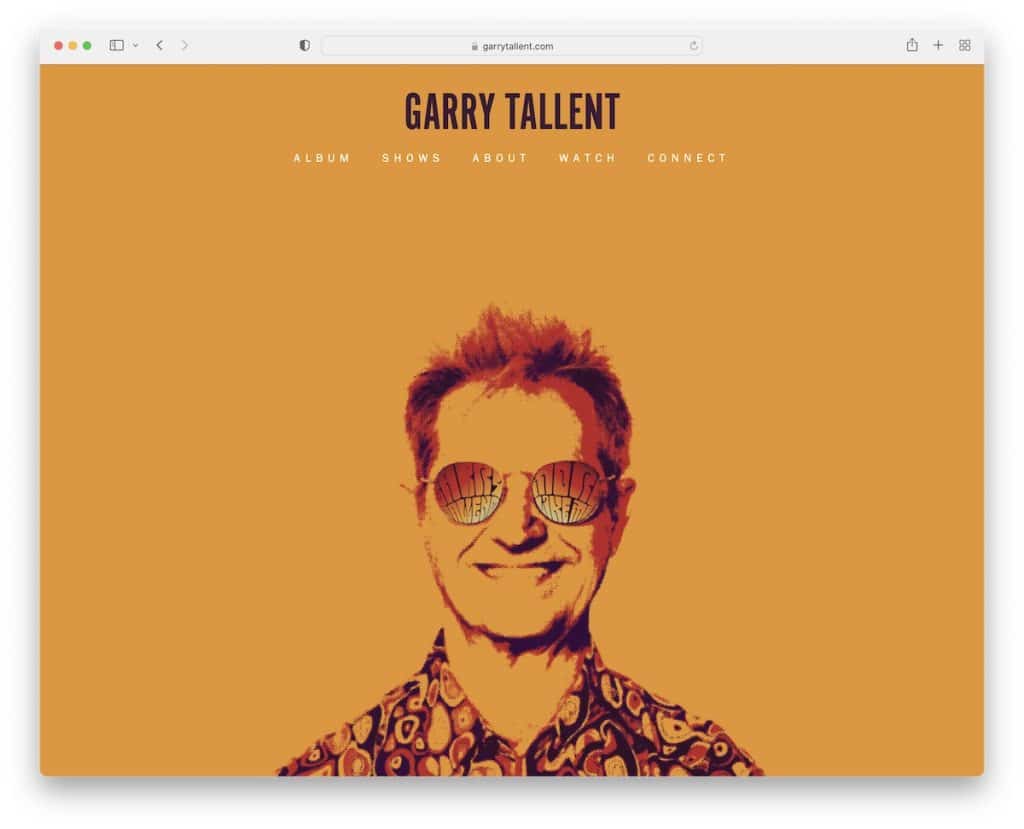 Site Web du musicien Garry Tallent