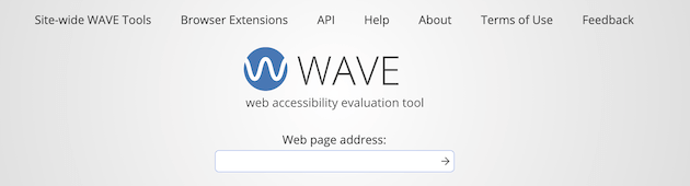 「Webアクセシビリティ評価ツール」Waveのスクリーンショット