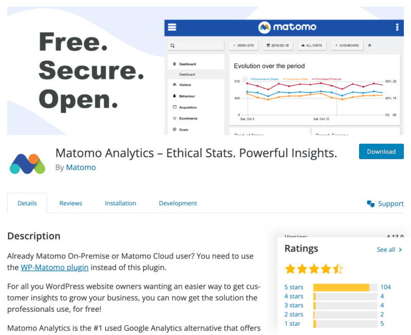 Plug-in Matomo Analytics