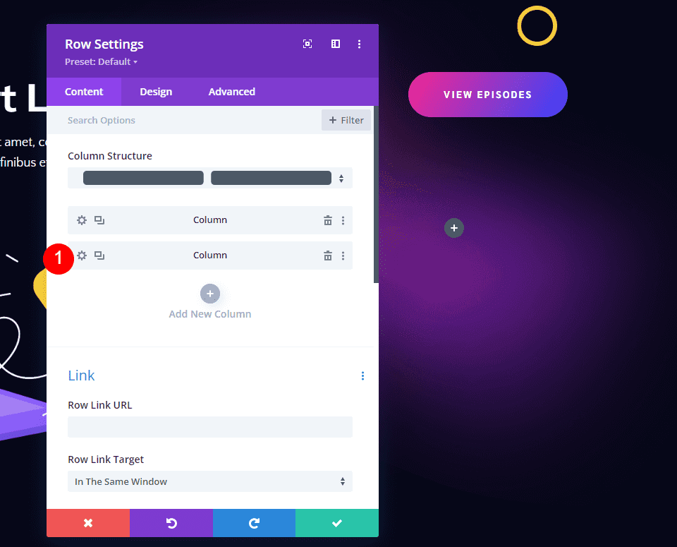 Contoh Formulir Kontak Footer Divi Dua