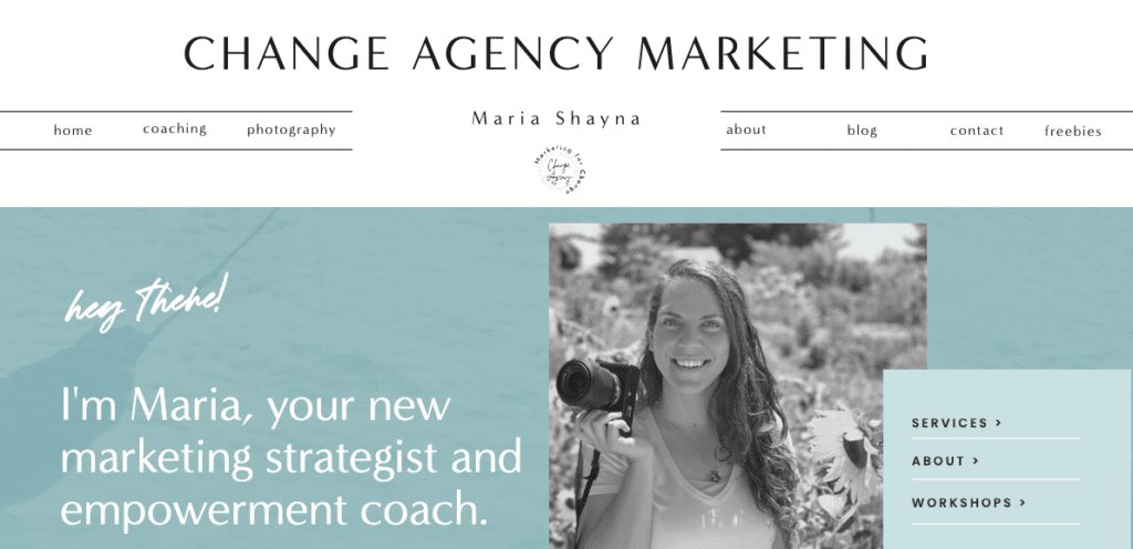 Change Agency Marketing网站截图