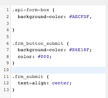 Classes CSS personnalisées