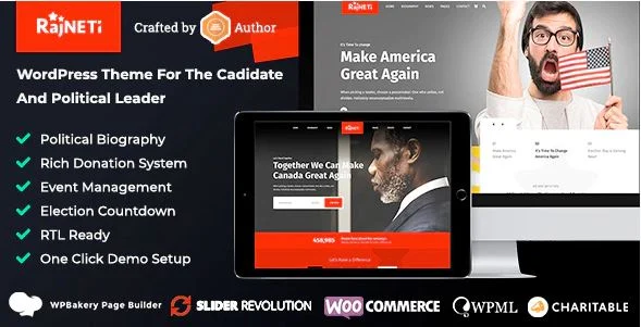 Rajneti- politik WordPress temaları