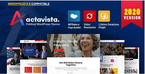 Actavista- politik WordPress temaları