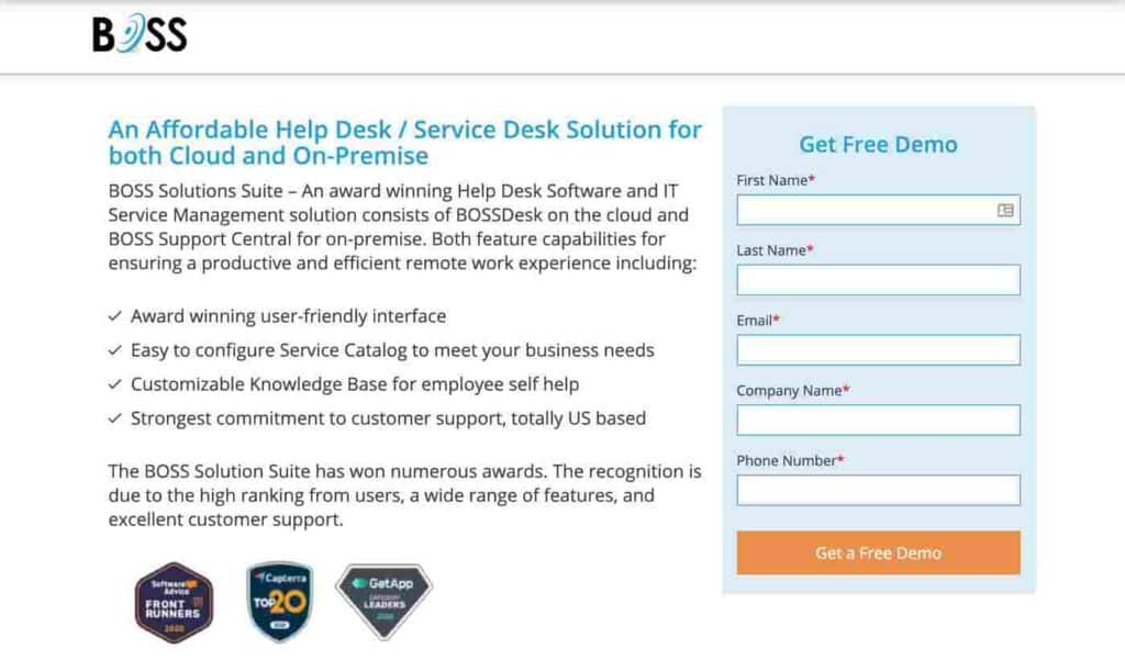 صفحة منتج Boss Solutions Suite