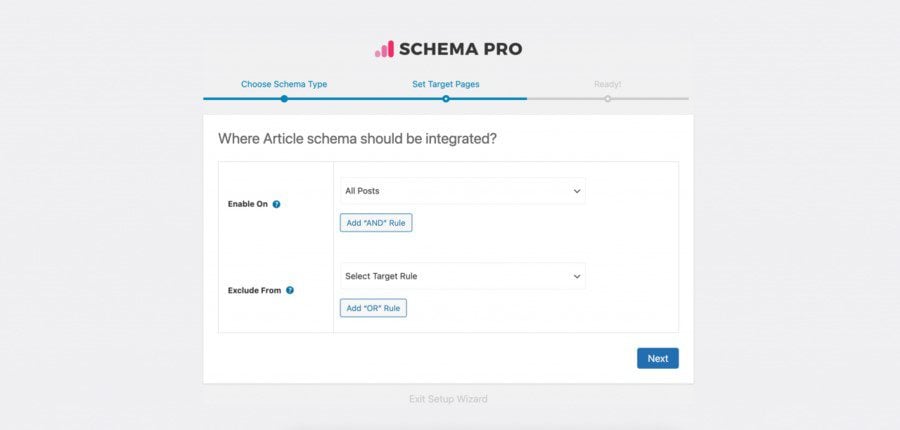 schema pro automatisches Ziel