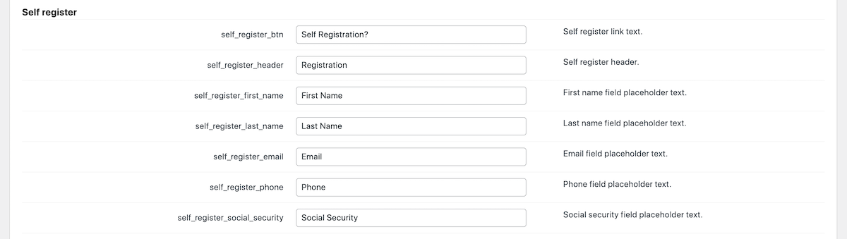 CM Registration Pro : Paramètres Étiquettes Auto-enregistrement